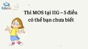 Thi MOS tại IIG - 5 điều có thể bạn chưa biết cùng Edusa