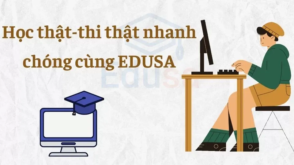 Học MOS thật-thi MOS thật nhanh chóng cùng EDUSA