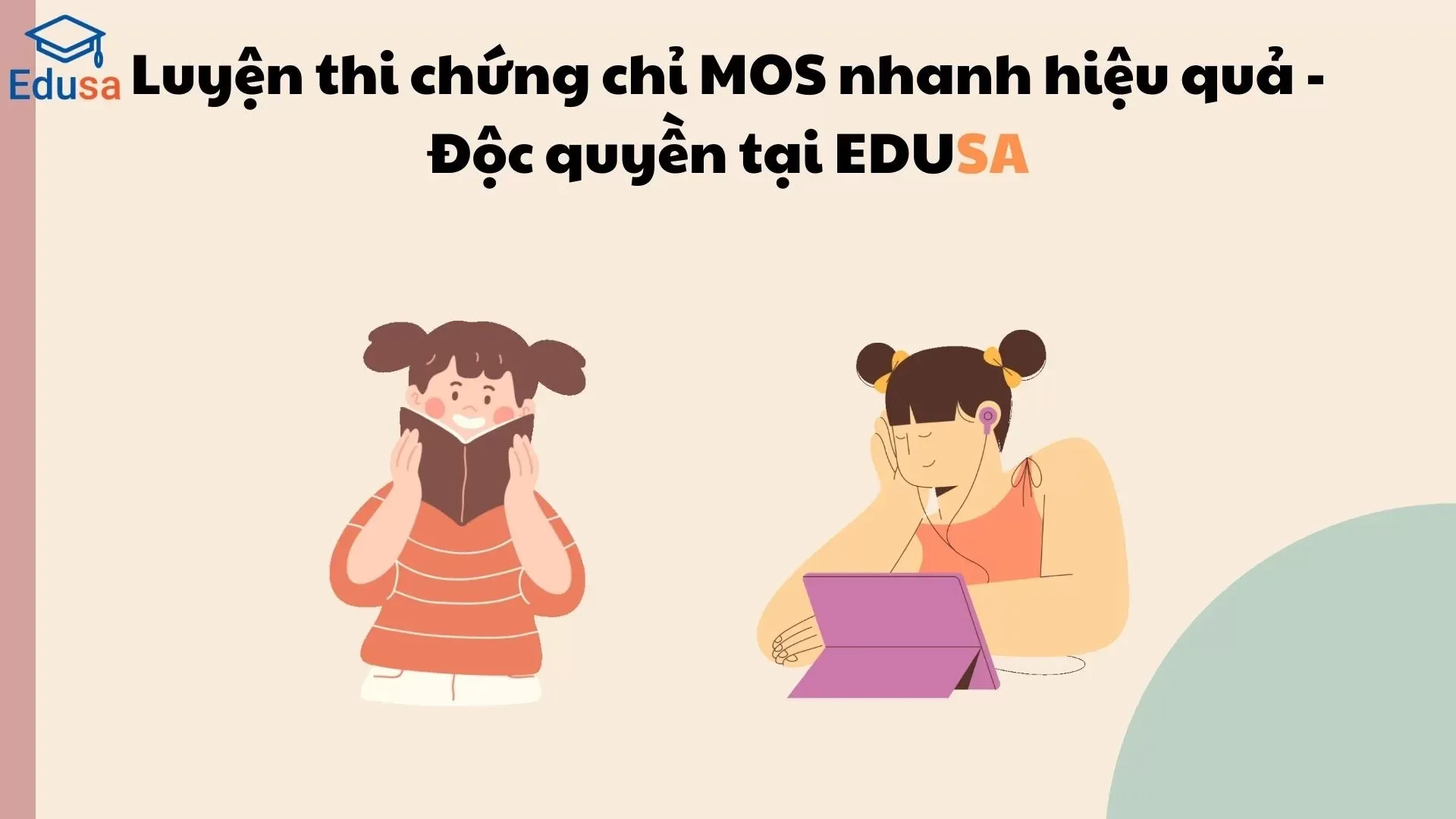 Luyện thi chứng chỉ MOS nhanh hiệu quả, độc quyền tại Edusa với giáo trình đa dạng và phương pháp học tập tiên tiến.