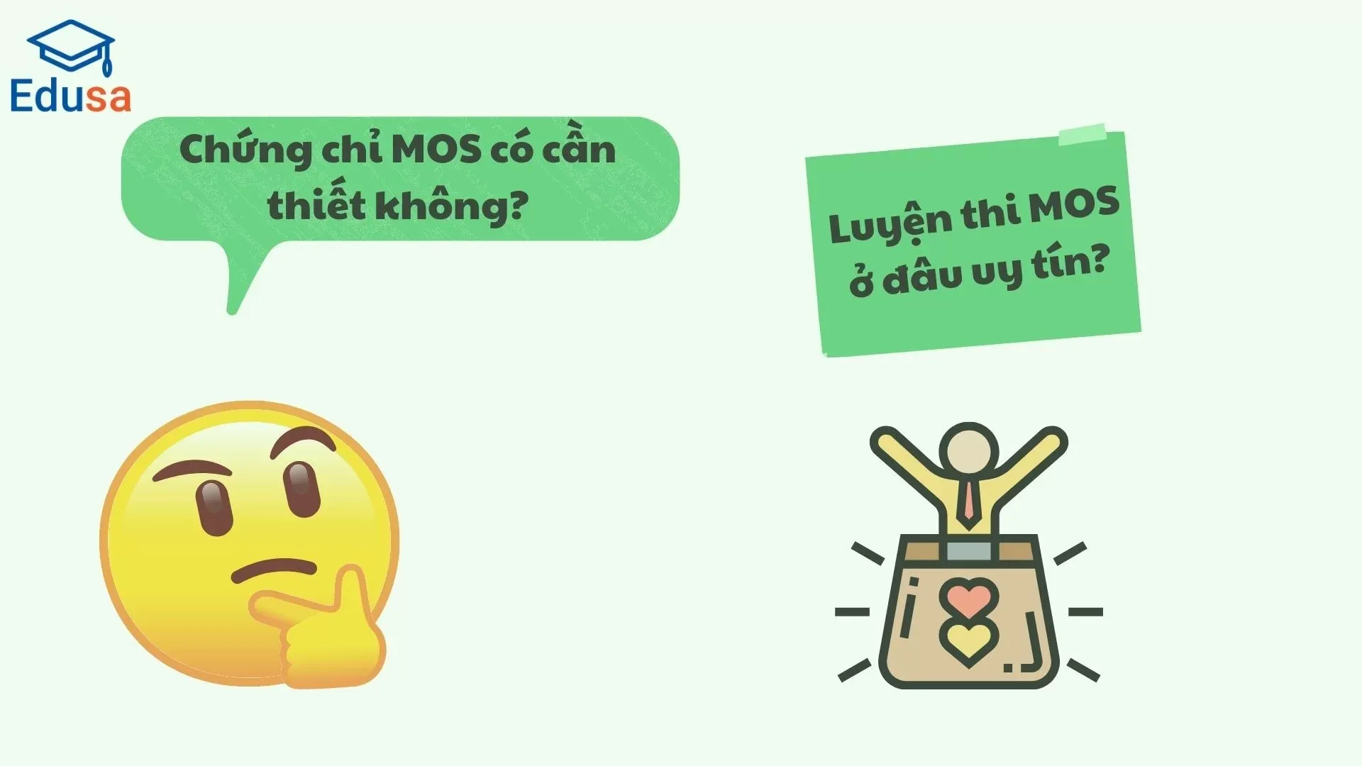Edusa giải đáp chứng chỉ MOS có cần thiết không và nơi luyện thi uy tín