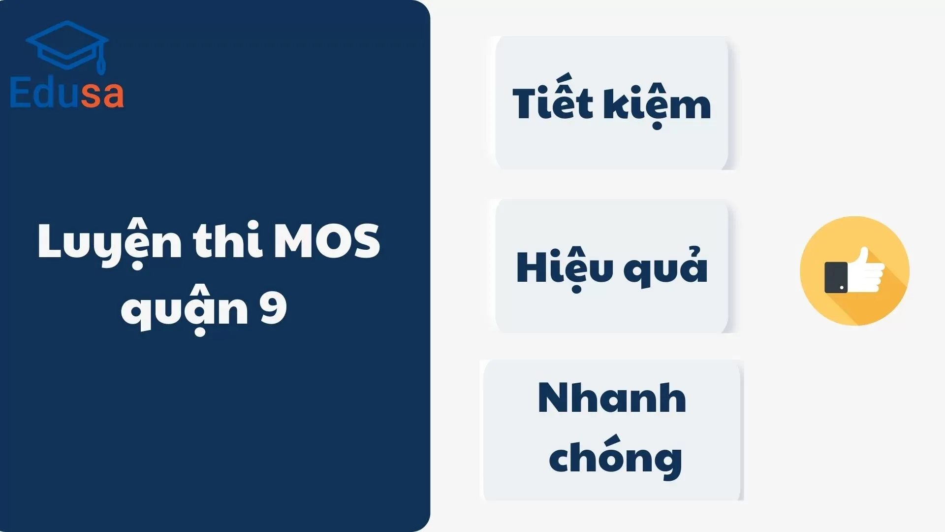 Luyện thi MOS quận 9 - Tiết kiệm, hiệu quả, nhanh chóng - Edusa