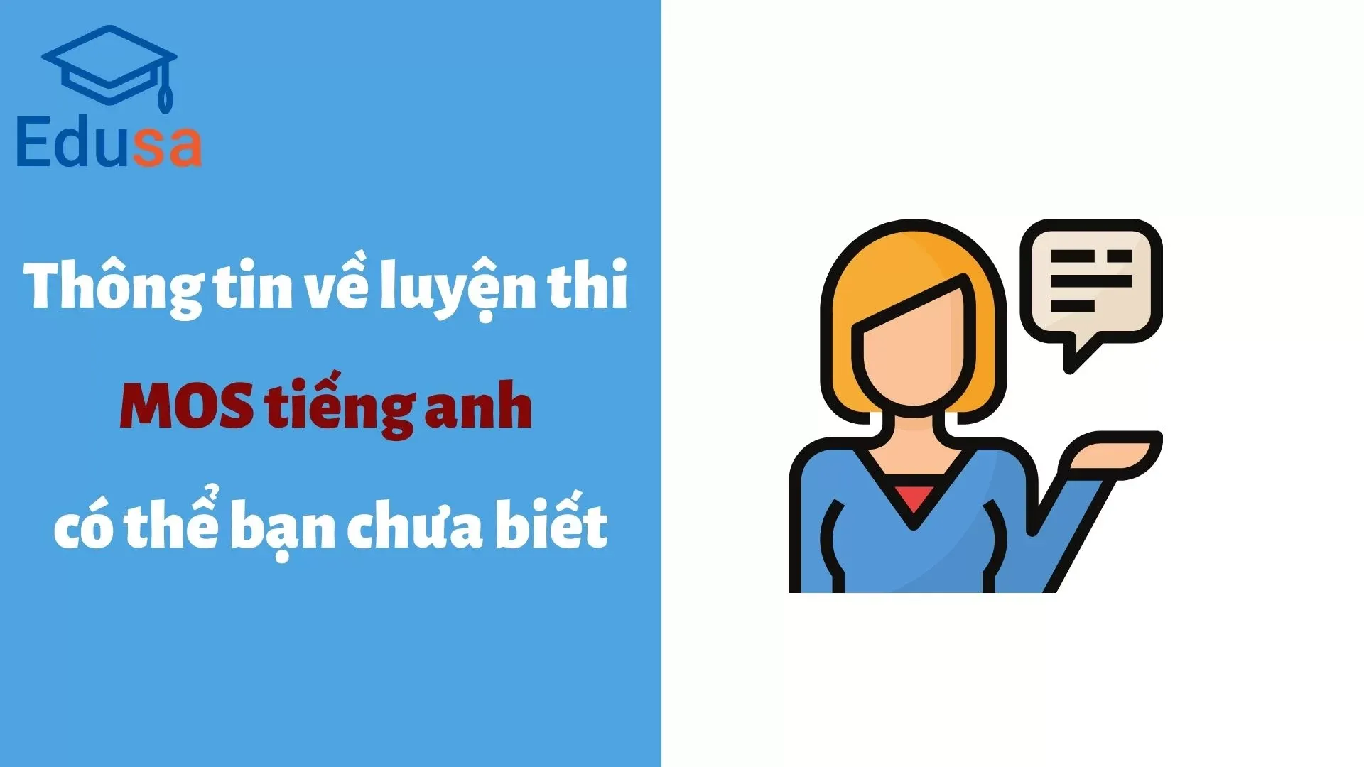 Thông tin về luyện thi MOS tiếng Anh - Edusa