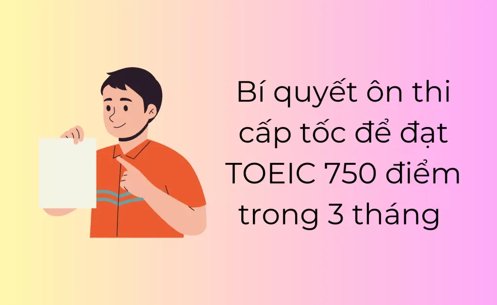 TOEIC 750 điểm 