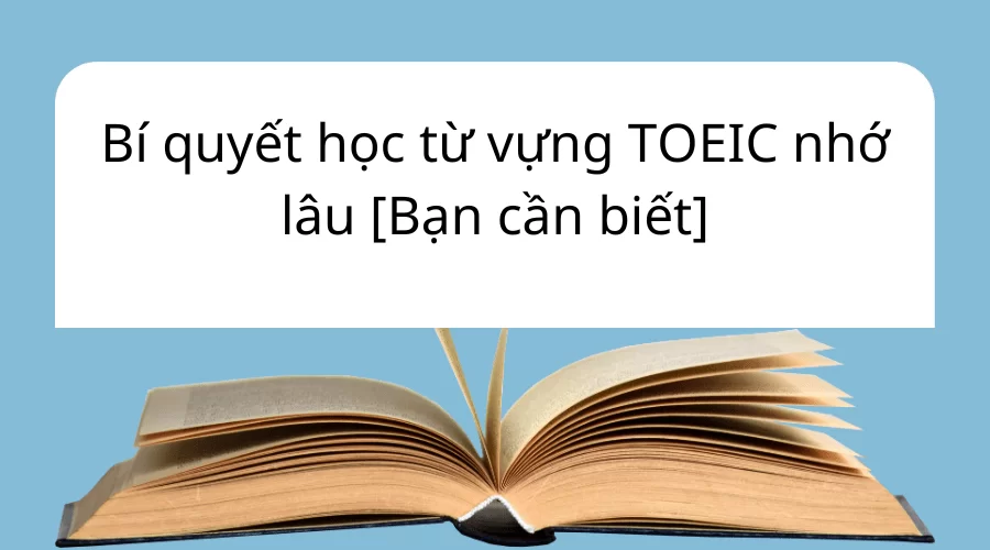 học từ vựng TOEIC