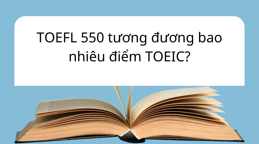 TOEFL 550 TOEIC