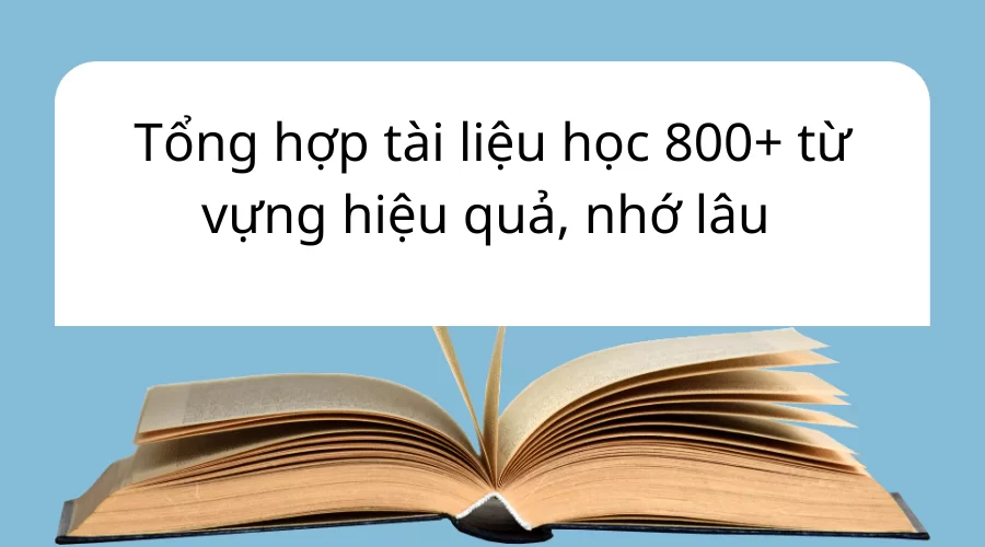Tài liệu học Toeic 800 từ vựng