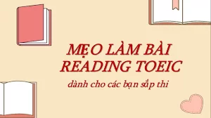 Cấu trúc đề thi TOEIC 2 kỹ năng