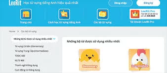 Website học từ vựng TOEIC