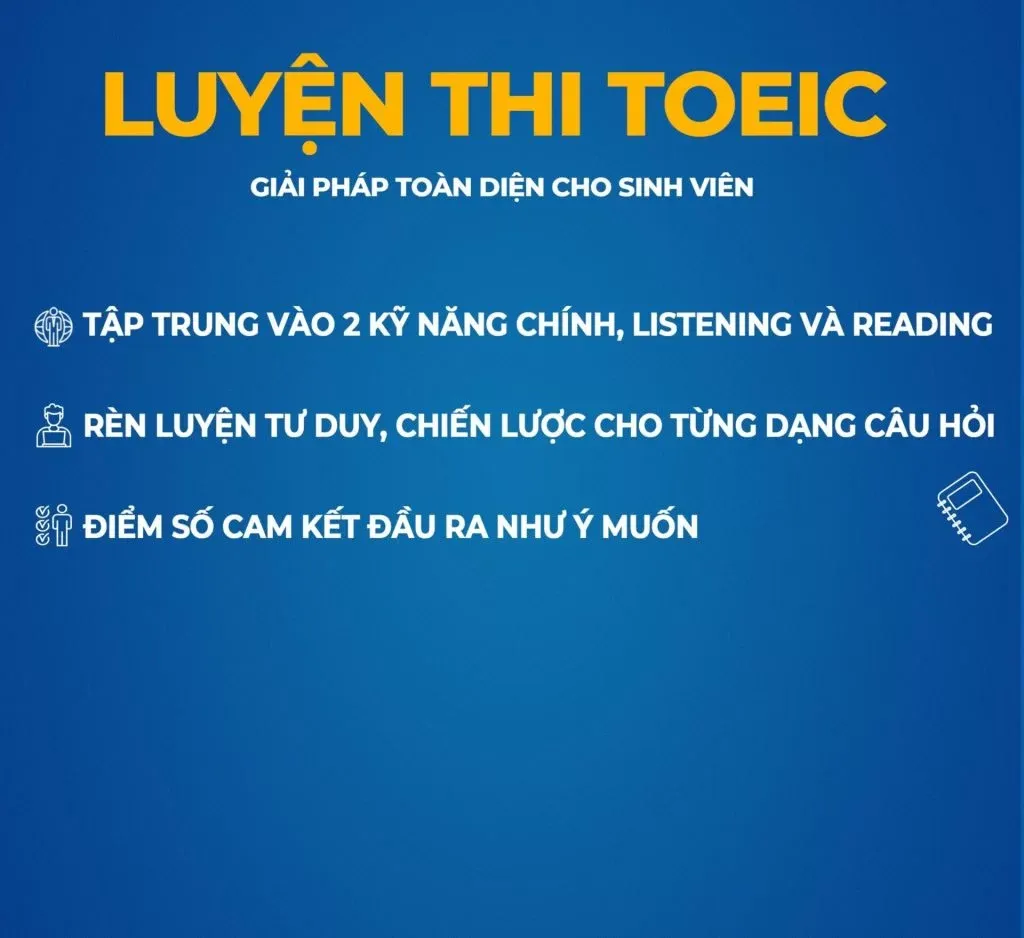 Bài tập luyện thi TOEIC Online