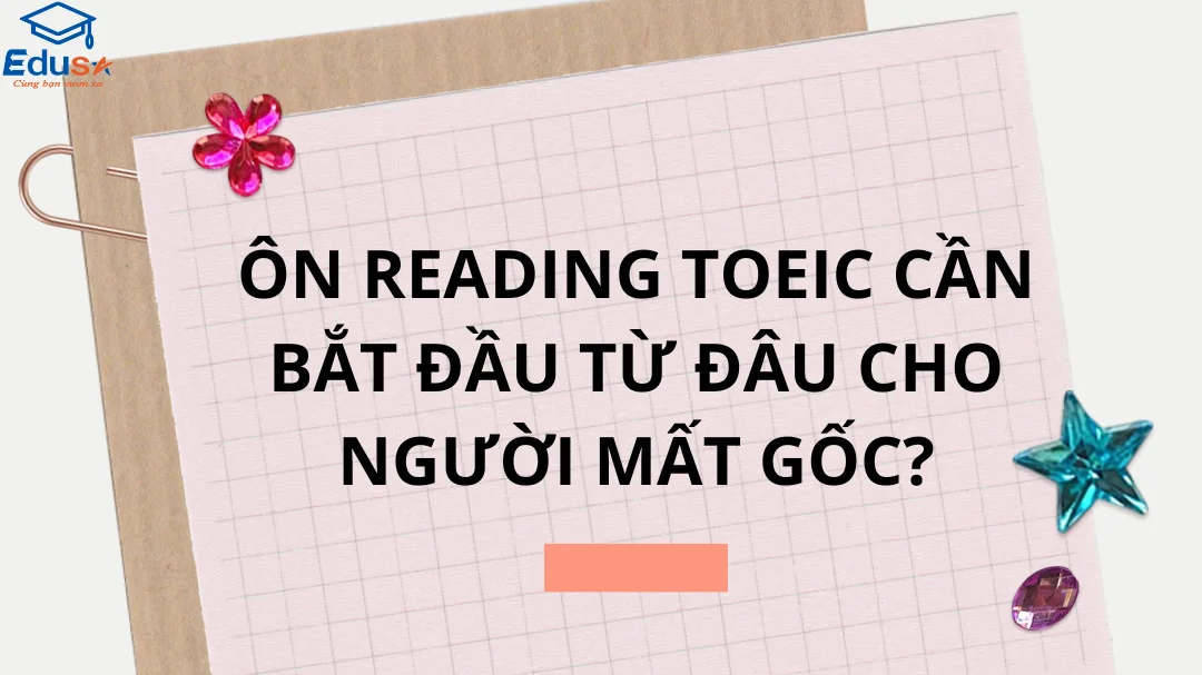 Ôn reading TOEIC cần bắt đầu từ đâu cho người mất gốc