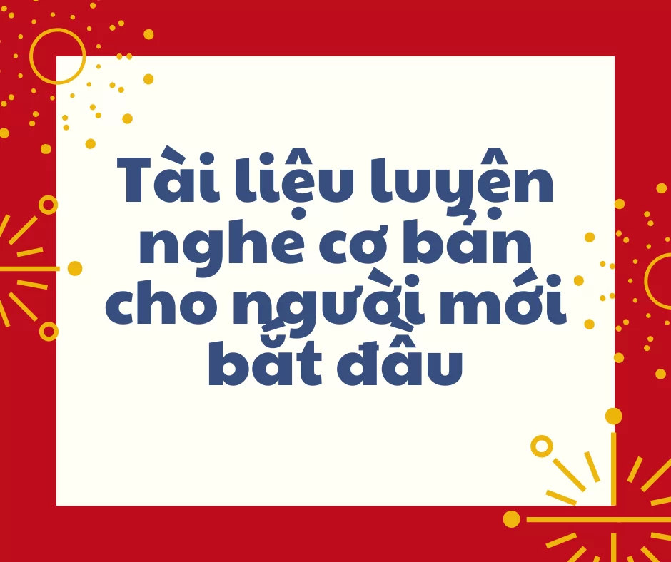 luyện nghe Toeic cho người mới bắt đầu