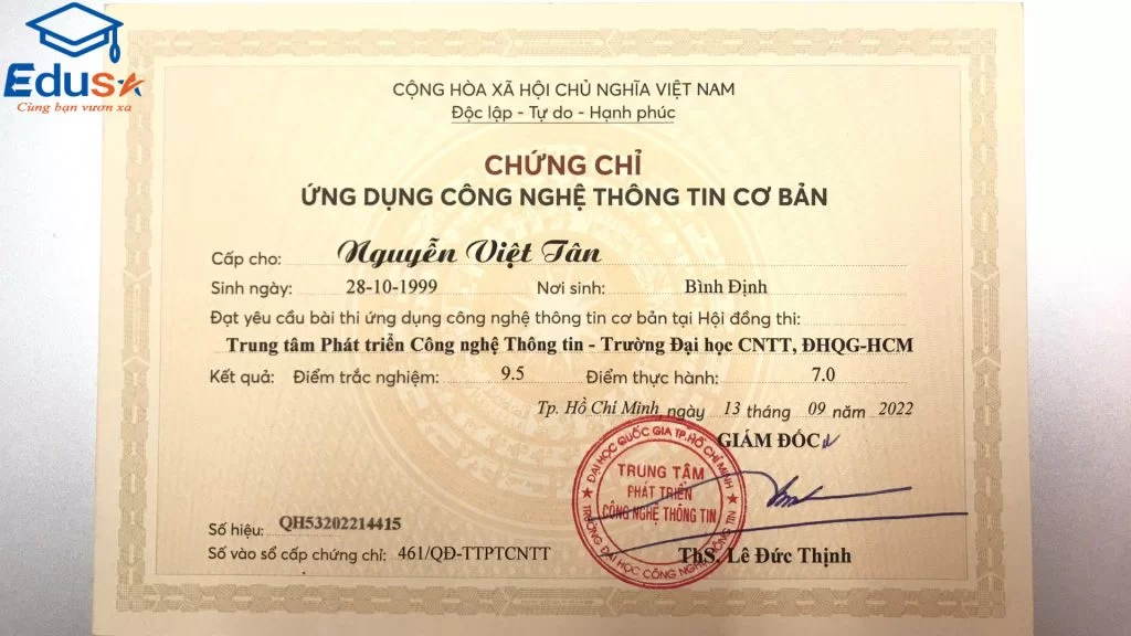 Bài thi công nghệ thông tin cơ bản chất lượng nhất