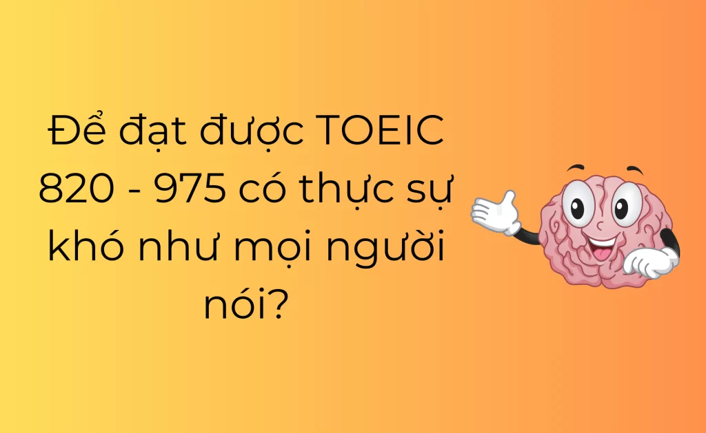 TOEIC 820