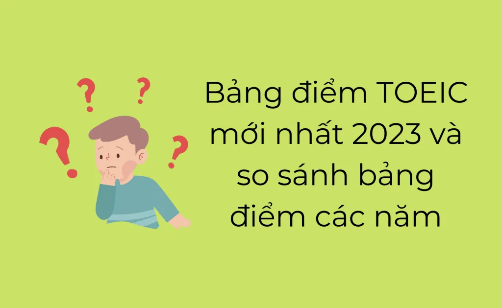 Bảng điểm TOEIC mới nhất