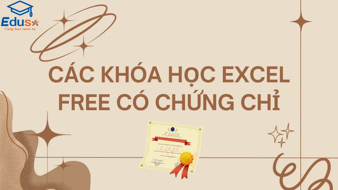 Các khóa học Excel free có chứng chỉ