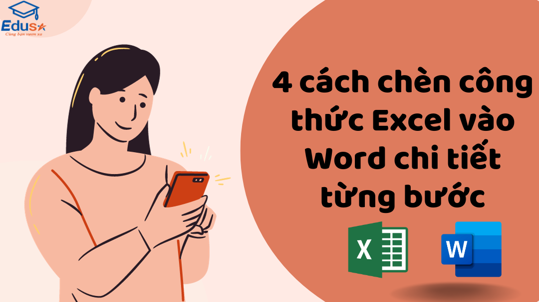 4 cách chèn công thức Excel vào Word chi tiết từng bước