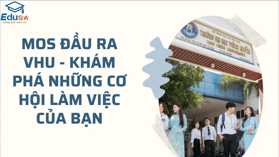 MOS đầu ra VHU - Khám phá những cơ hội làm việc của bạn