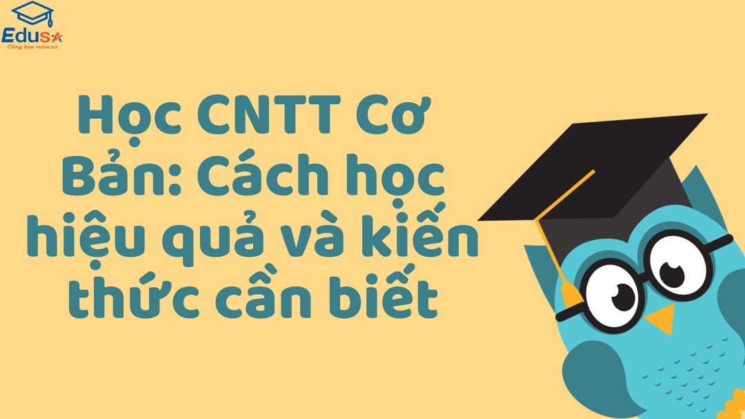Học CNTT Cơ Bản: Cách học hiệu quả và kiến thức cần biết