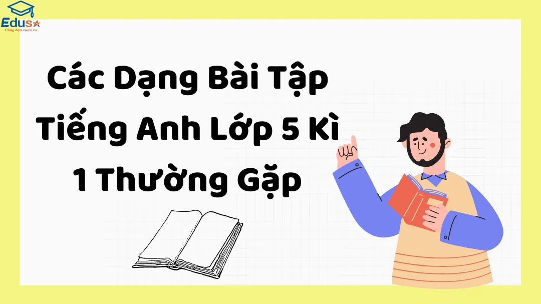 Các Dạng Bài Tập Tiếng Anh Lớp 5 Kì 1 Thường Gặp