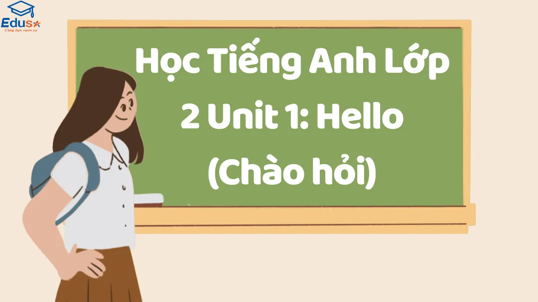 Học Tiếng Anh Lớp 2 Unit 1: Hello (Chào hỏi)
