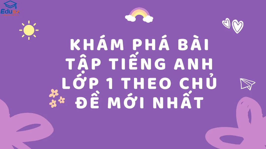 Khám Phá Bài Tập Tiếng Anh Lớp 1 Theo Chủ Đề Mới Nhất