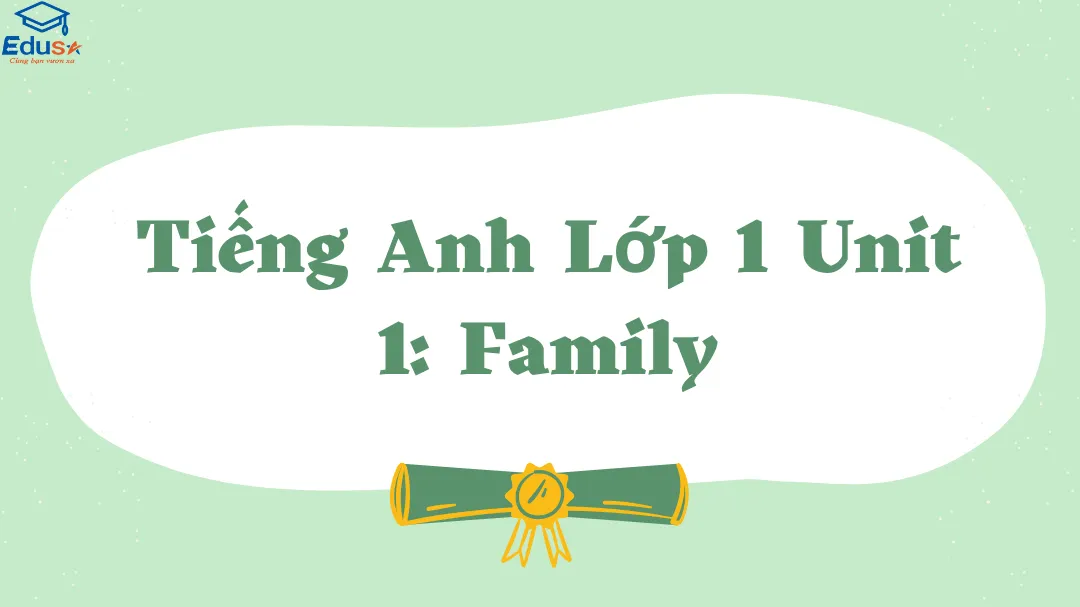 Tiếng Anh Lớp 1 Unit 1: Family