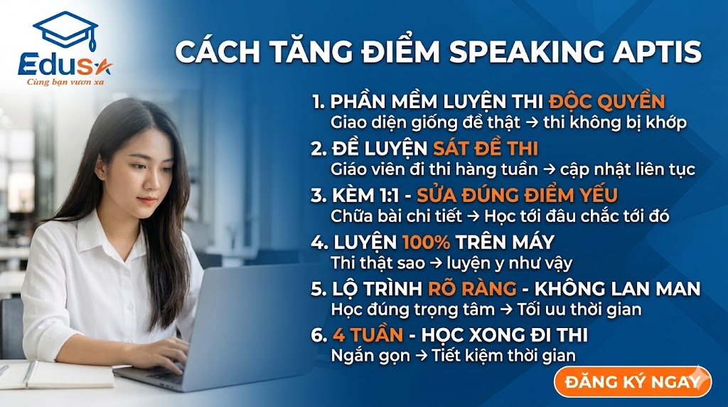 Cách Tăng Điểm SPEAKING APTIS