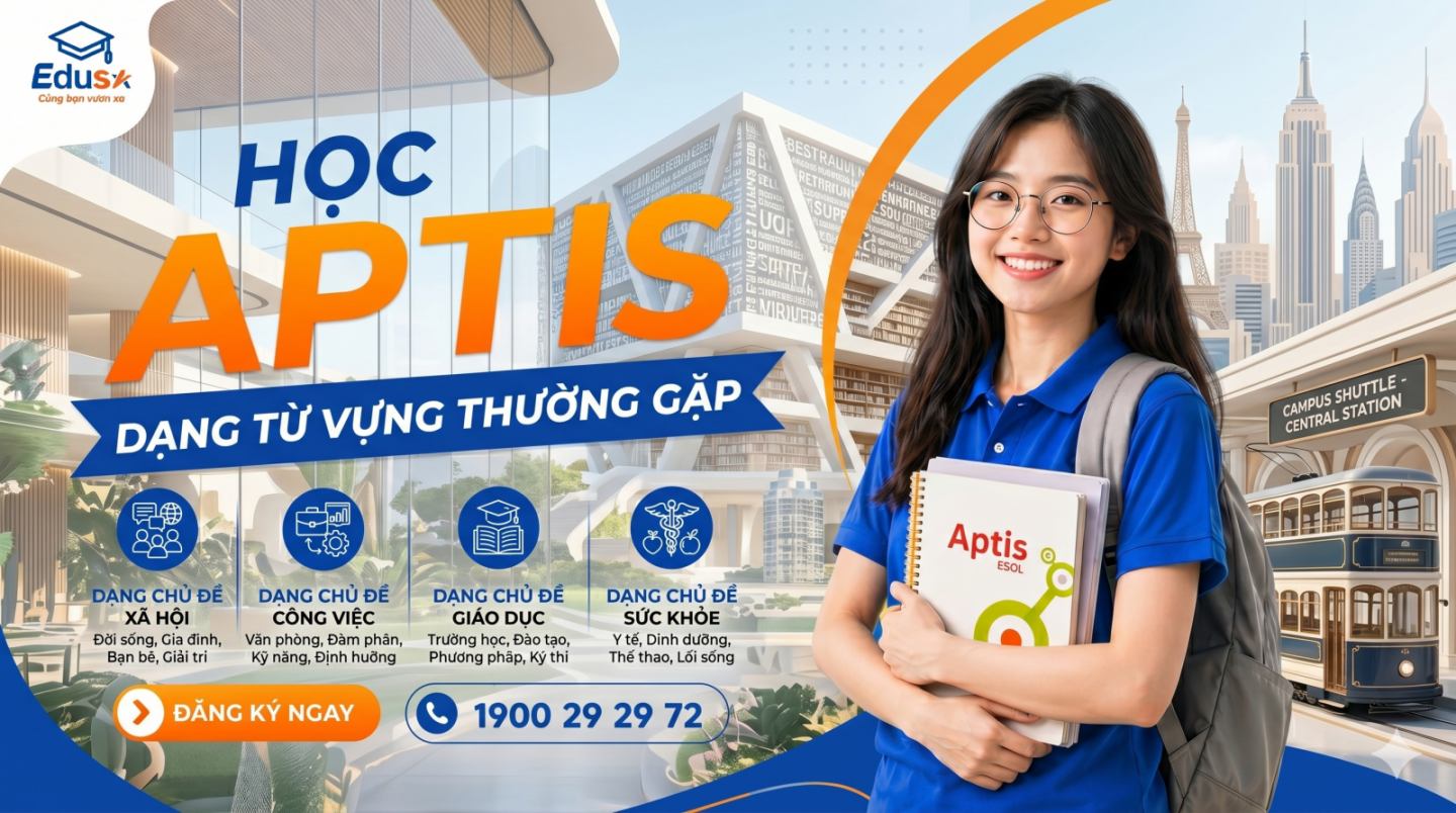 Các Dạng Từ vựng Thường Gặp Khi Học APTIS