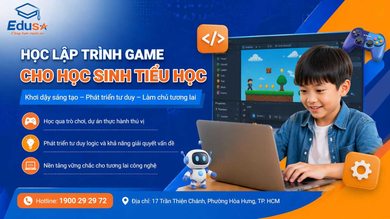 Học Lập Trình Game Cho Học Sinh Tiểu Học