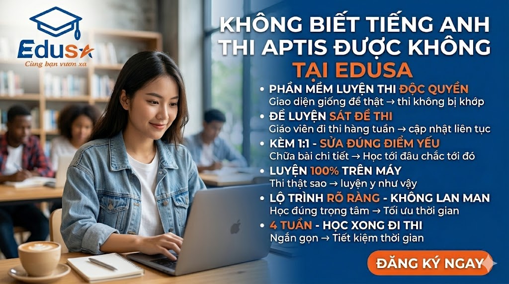Không Biết Tiếng Anh Thi APTIS Được Không?