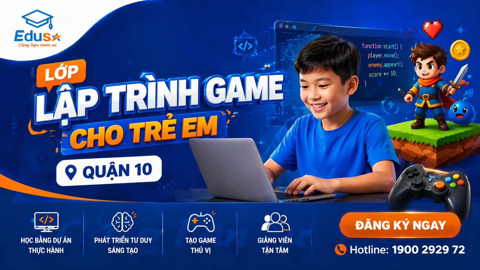 Lớp Lập Trình Game Cho Trẻ Em Quận 10